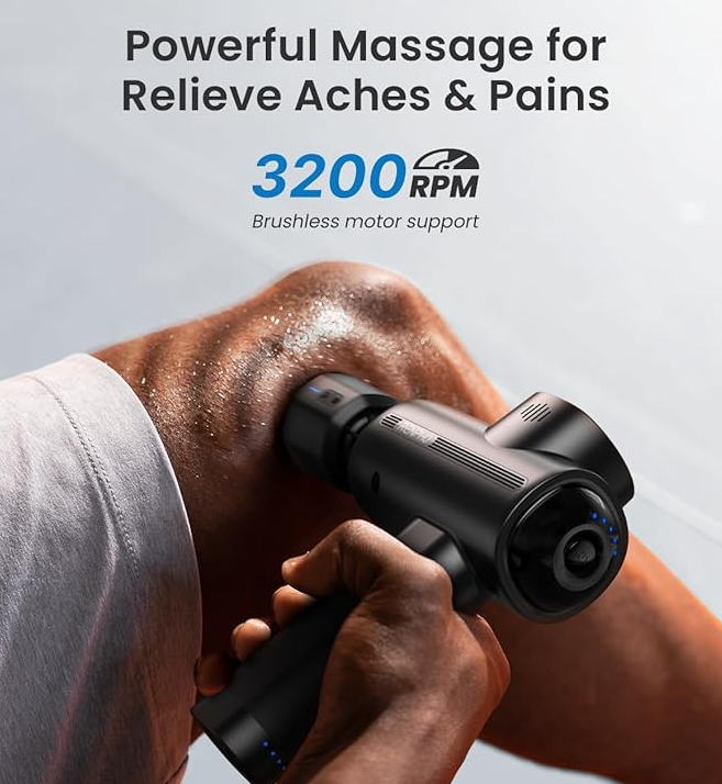 Percussion Massage Gun — 6 Heads