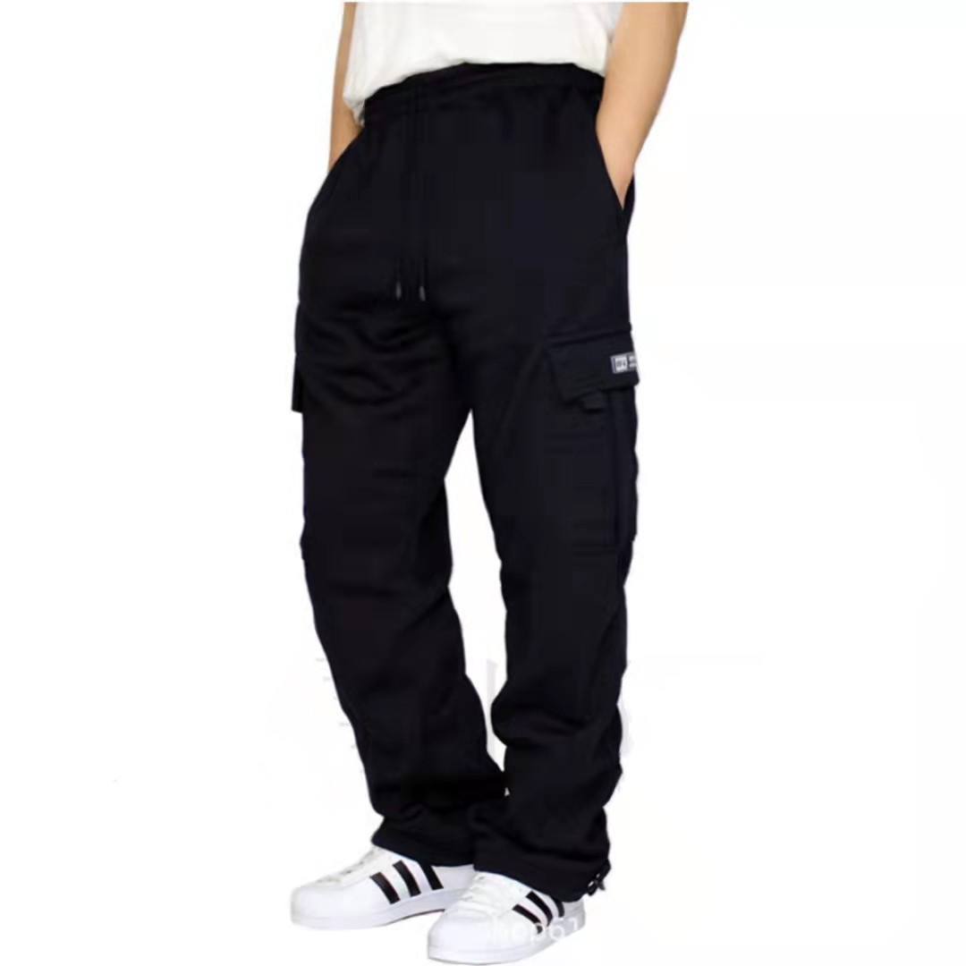 Drawstring Training Joggers — Navy